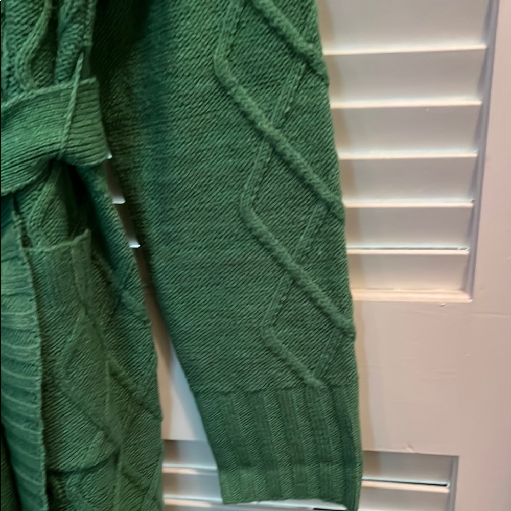 G by Giuliana Green Long Cardigan Sweater - Picture 4 of 6
